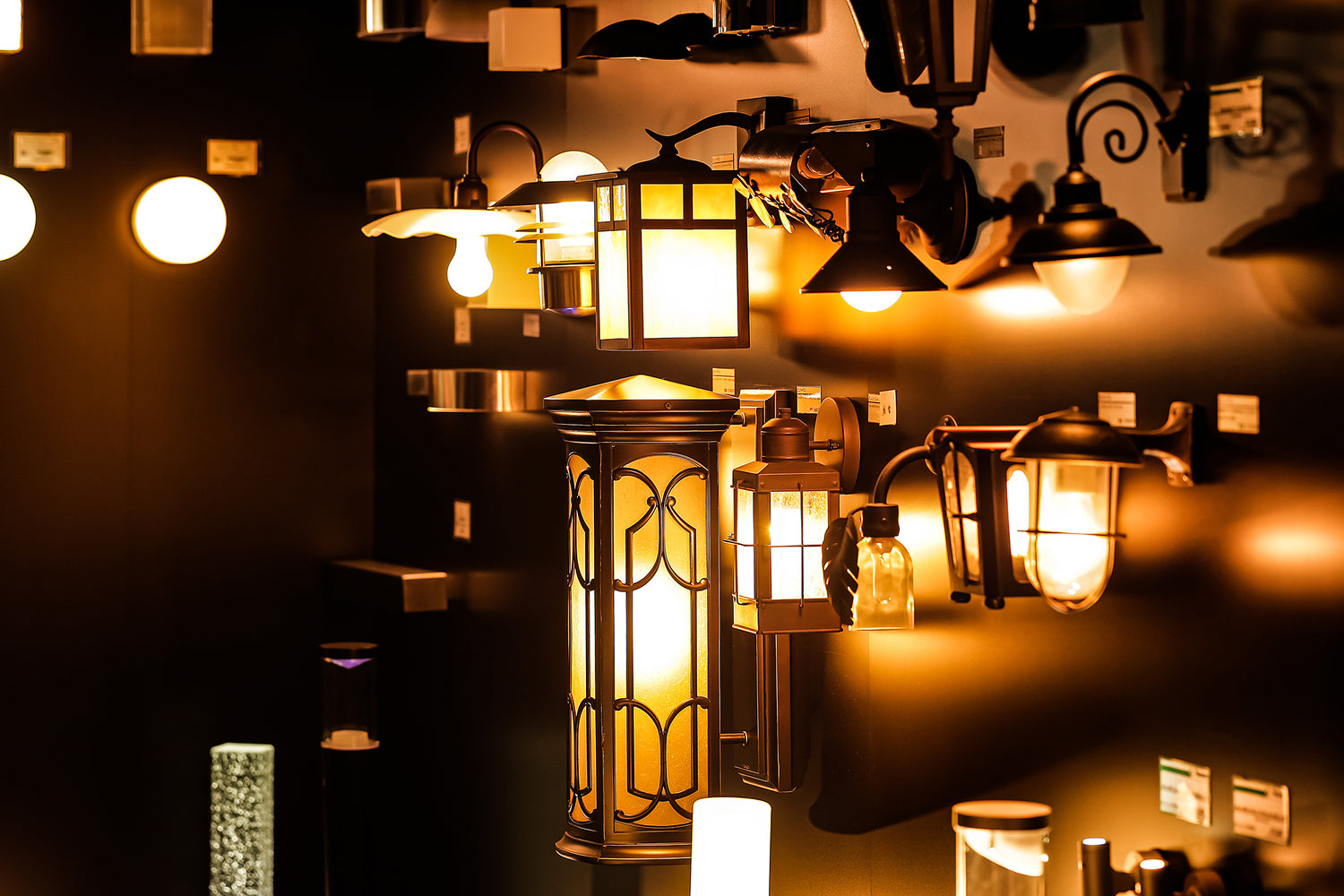 たくさんのライト