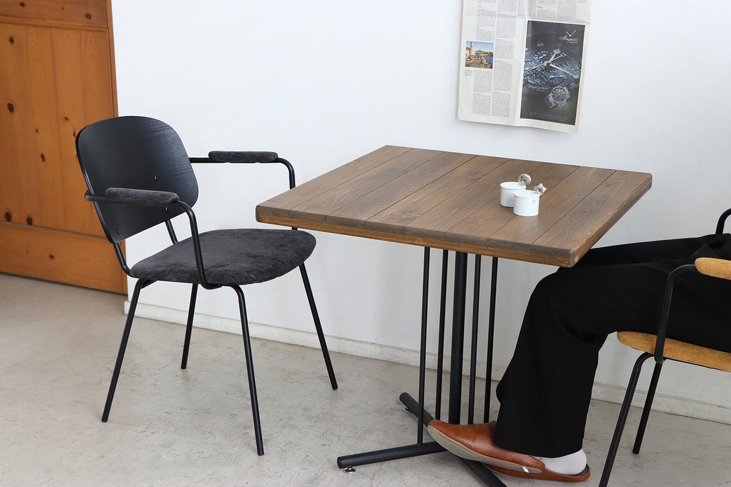 【送料無料】アドル チェア BK