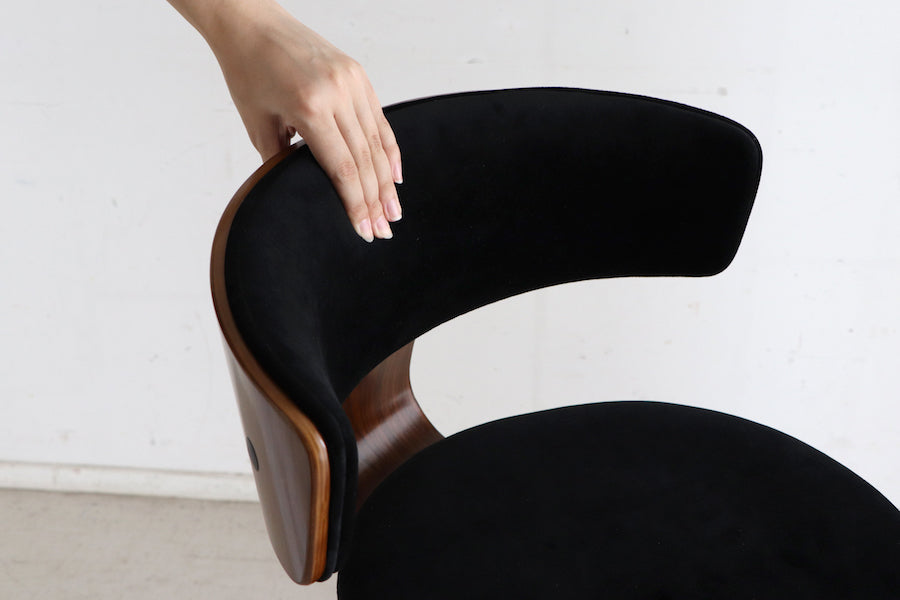 【送料無料】ポール バーチェア BL BK