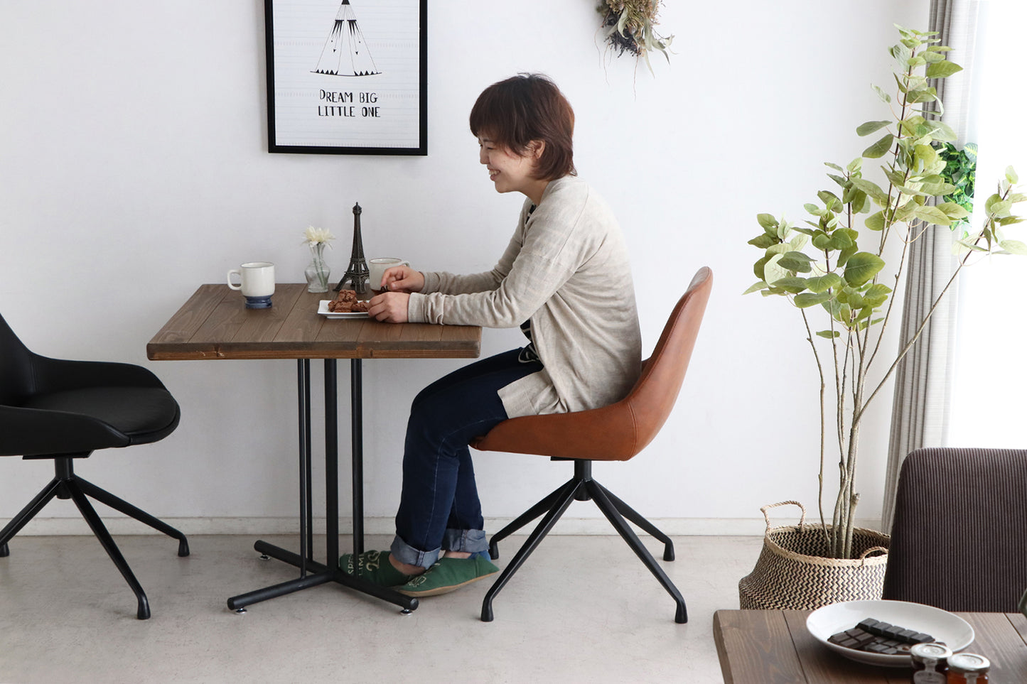 【送料無料】エデル ラウンドチェア CA