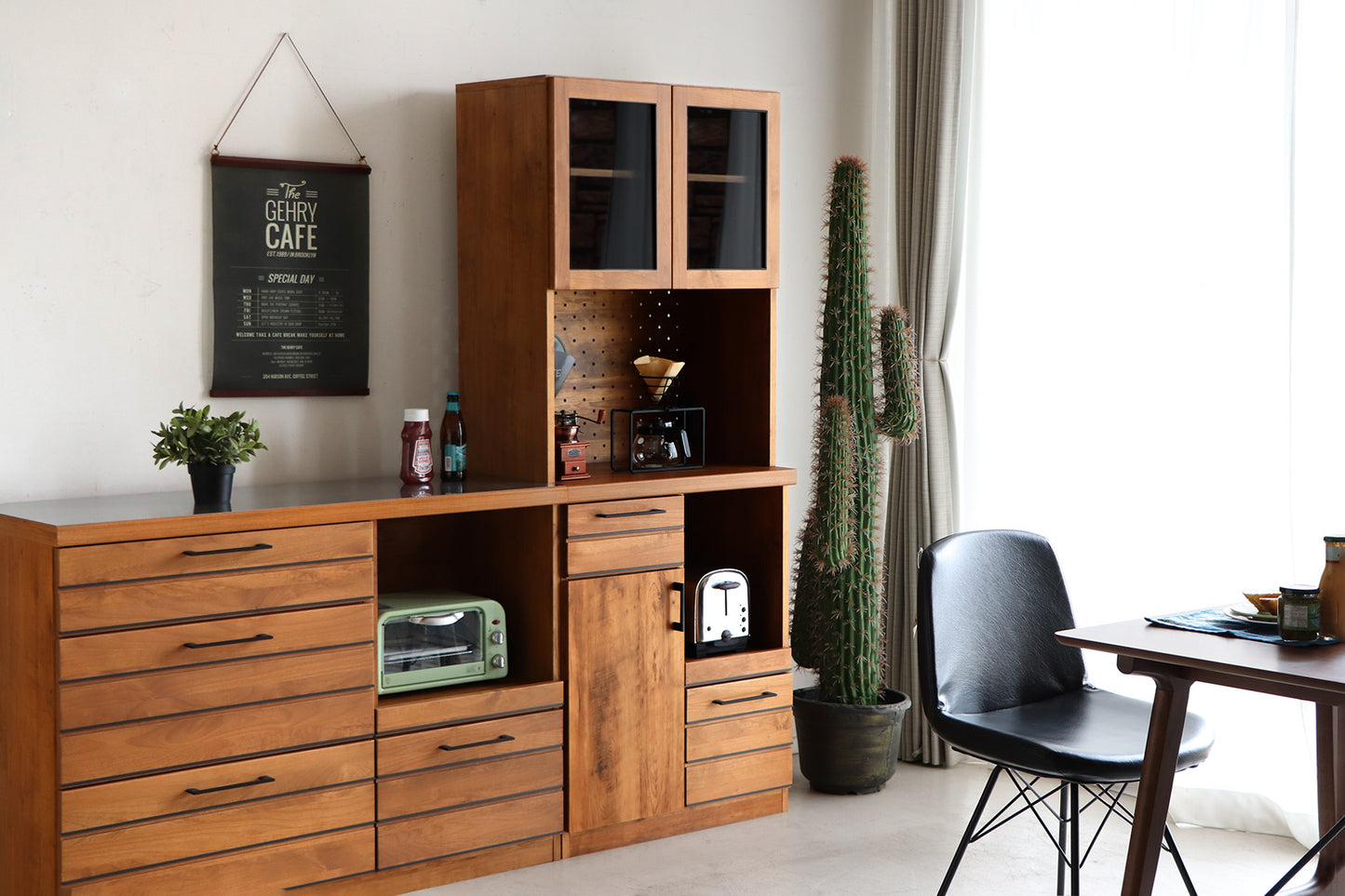 【送料無料】LINA 70KB キッチン収納